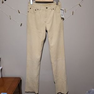 OMG!! NWT HANDMADE VINTAGE ITALIAN LEATHER PANTS!